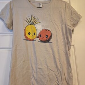 Cute Pineapple and Coconut T-Shirt